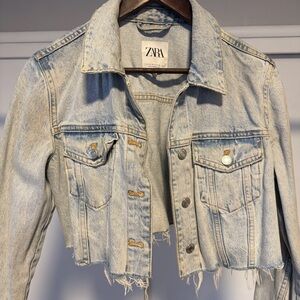 Zara Light Blue Denim Jacket